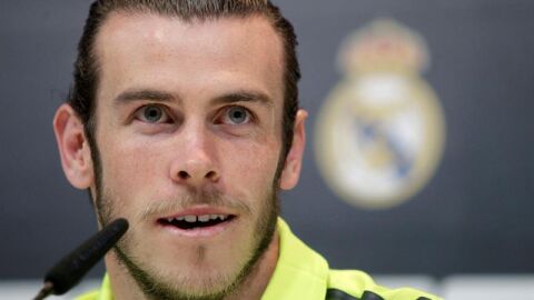 Gareth Bale en rueda de prensa