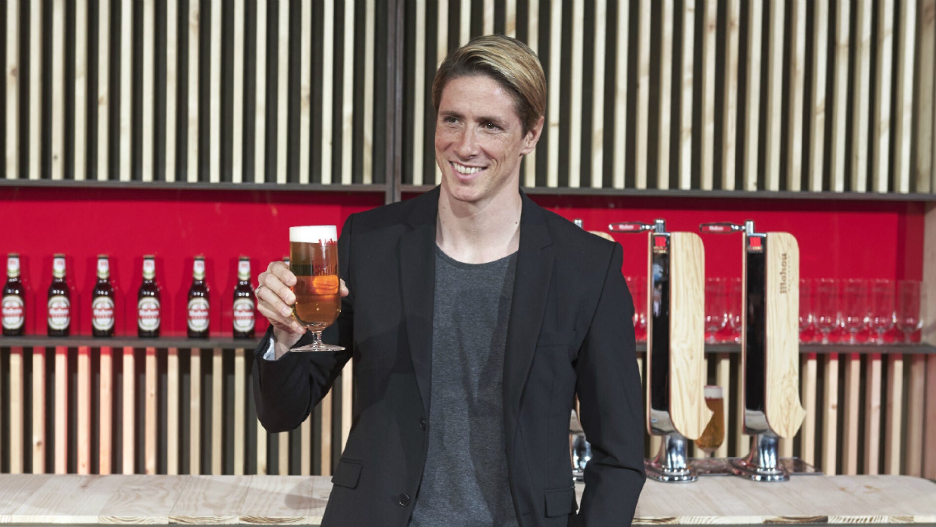 Fernando Torres, durante el acto