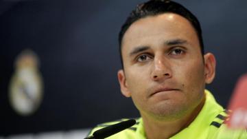 Keylor Navas en rueda de prensa