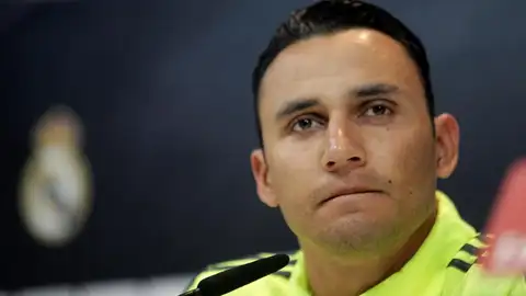 Keylor Navas en rueda de prensa Keylor Navas en rueda de prensa