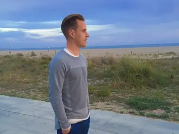 Ter Stegen, en la foto colgada en su Twitter Ter Stegen, en la foto colgada en su Twitter