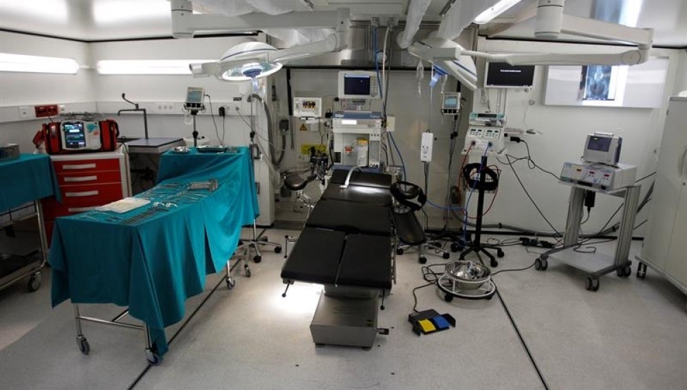 Imagen de archivo del quirófano de un hospital