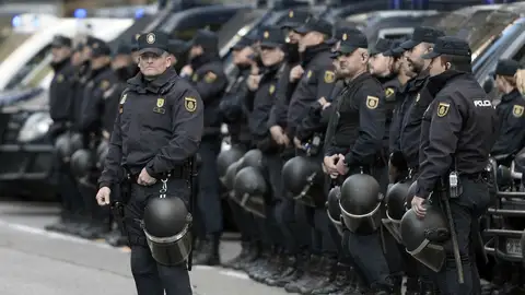 La Policia en el Clásico del Bernabéu La Policia en el Clásico del Bernabéu
