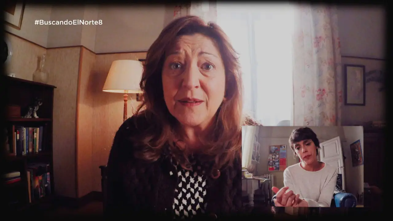 Carol habla con su madre por Skype