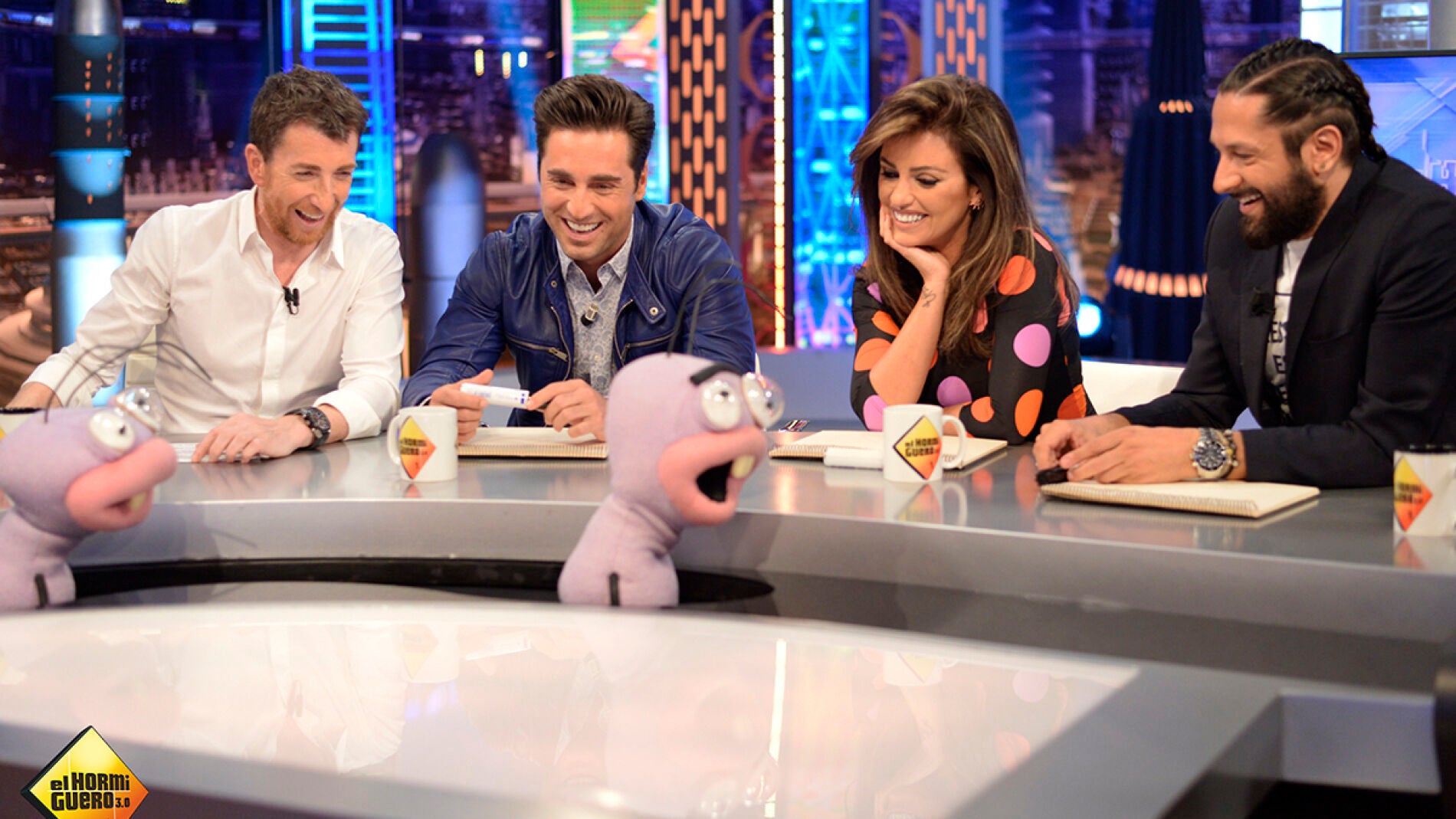 M&oacute;nica Cruz, Bustamante y Rafael Amargo en 'El Hormiguero 3.0'