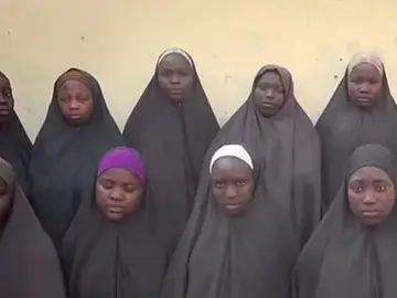 Imagen d niñas secuestradas por Boko Haram Imagen d niñas secuestradas por Boko Haram