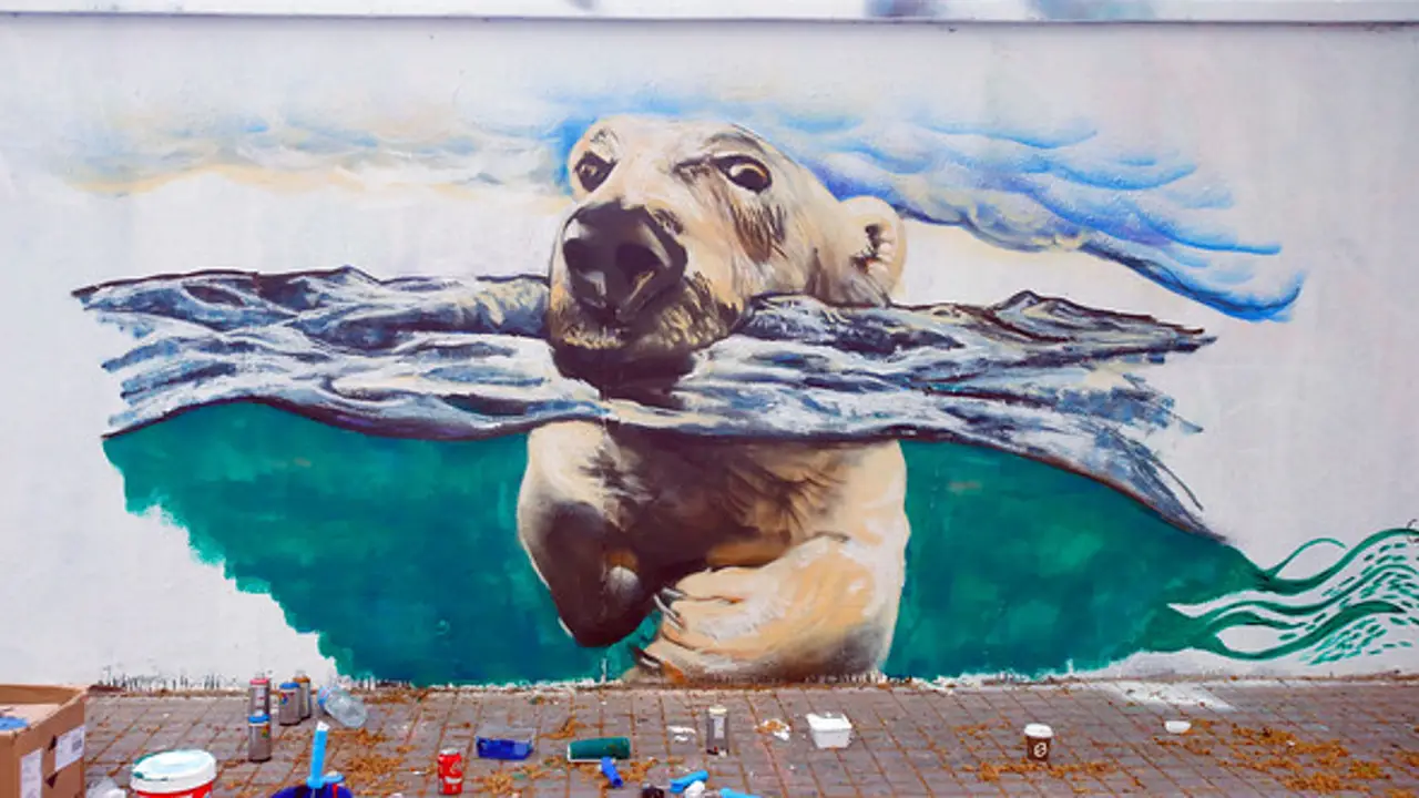 Artistas urbanos se unen para salvar el Ártico