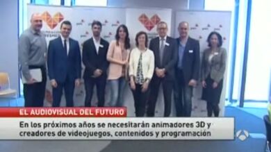 El estudio en Antena3 Noticias
