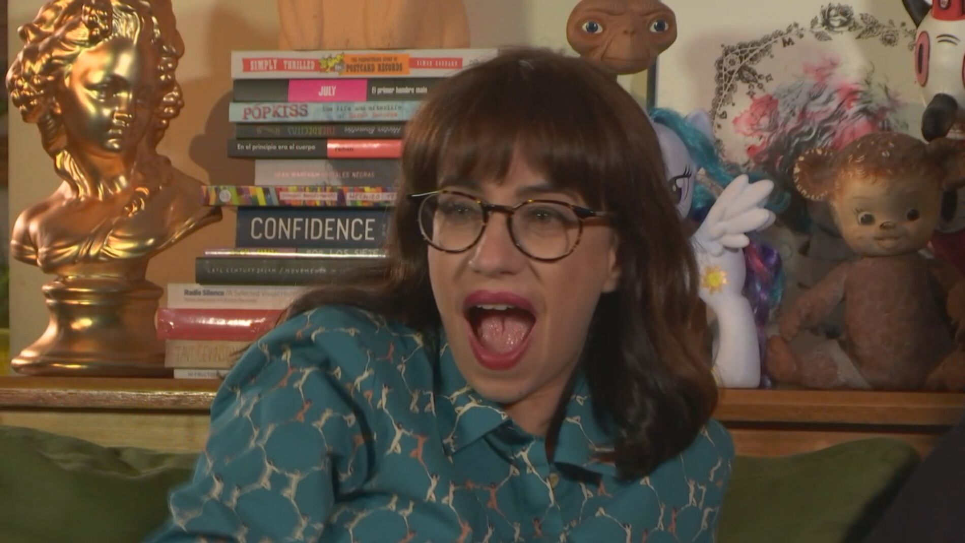 Natalia se queda boquiabierta