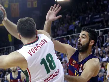 Navarro, en el vital triunfo del Barça Navarro, en el vital triunfo del Barça