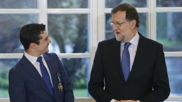 Javier Fernández, junto a Mariano Rajoy