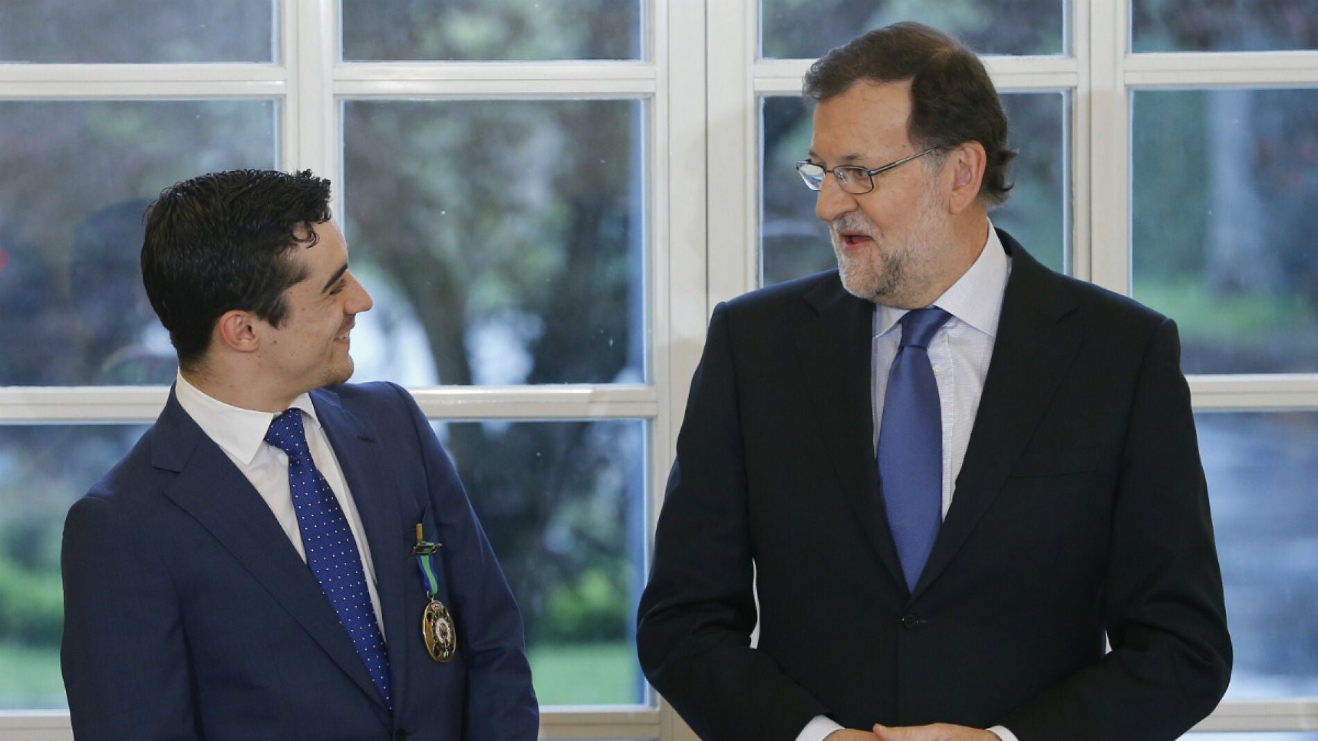 Javier Fern&aacute;ndez, junto a Mariano Rajoy