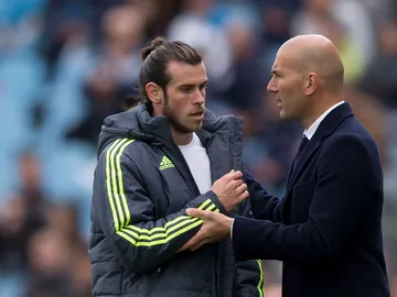 Gareth Bale y Zinedine Zidane Gareth Bale y Zinedine Zidane