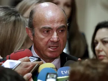 El ministro de Economía en funciones, Luis de Guindos El ministro de Economía en funciones, Luis de Guindos