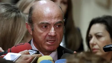 El ministro de Economía en funciones, Luis de Guindos El ministro de Economía en funciones, Luis de Guindos