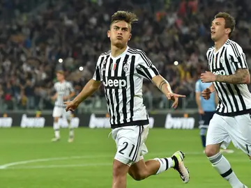 Dybala, tras su gol en la Serie A Dybala, tras su gol en la Serie A