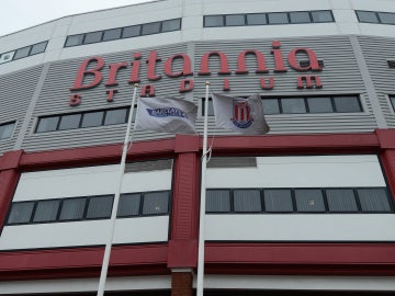 El Britannia Stadium, actual estadio del Stoke City