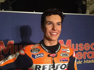 La figura de cera de Marc Márquez en el Museo de Cera de Madrid La figura de cera de Marc Márquez en el Museo de Cera de Madrid