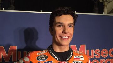 La figura de cera de Marc Márquez en el Museo de Cera de Madrid