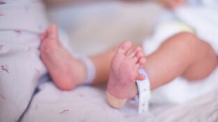 Imagen de los pies de un beb&eacute;