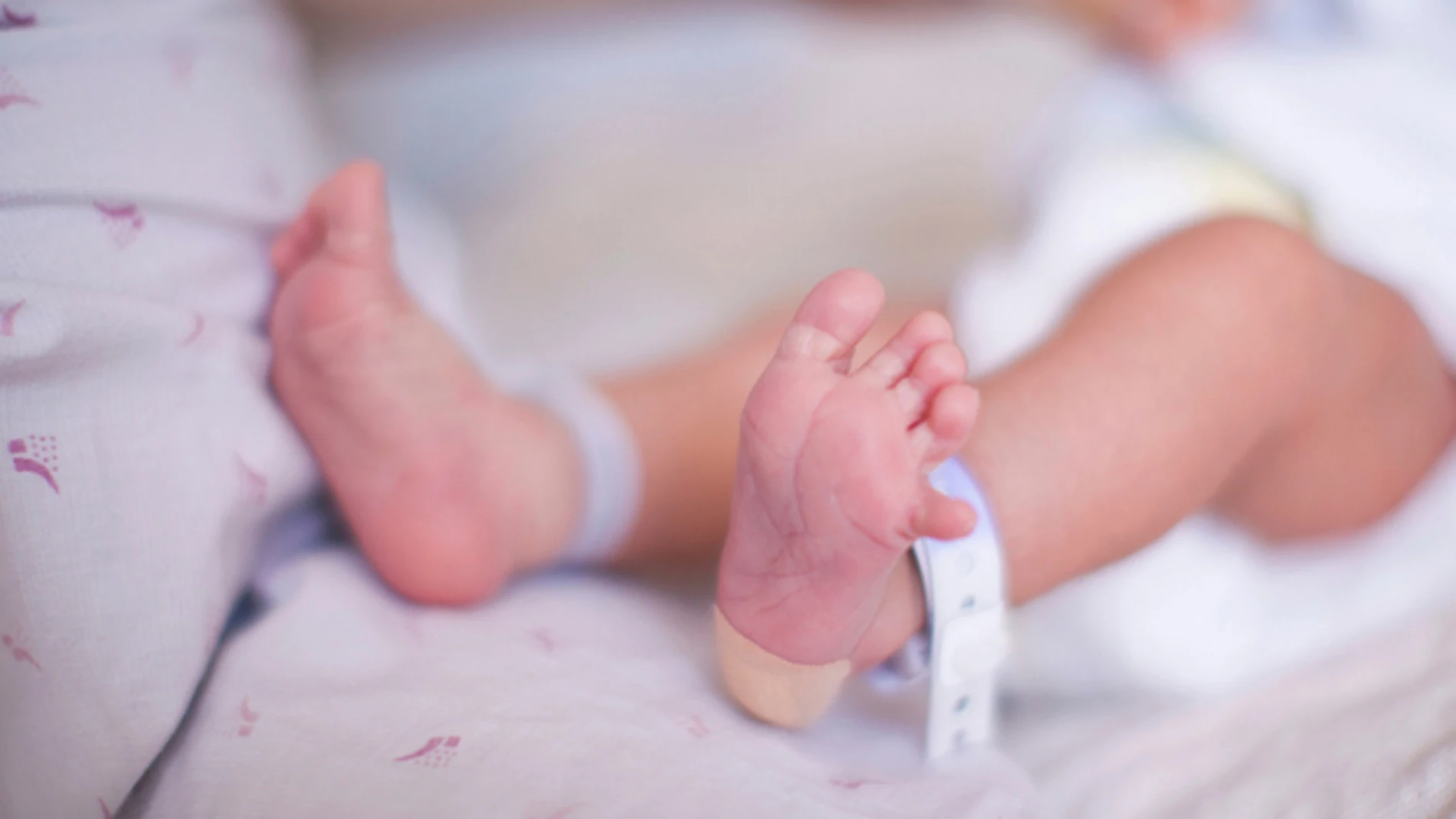 Imagen de los pies de un bebé Imagen de los pies de un bebé