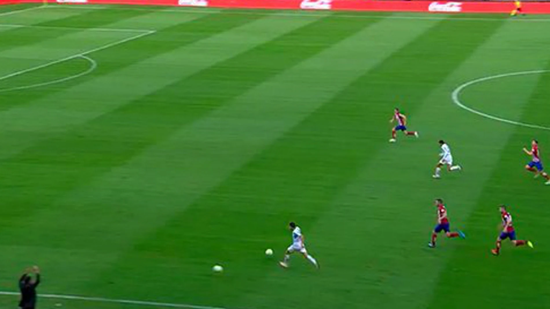 Segundo balón en el Vicente Calderón Segundo balón en el Vicente Calderón