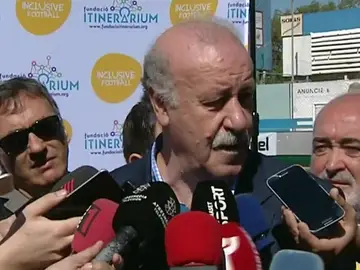 Del Bosque, ante los medios Del Bosque, ante los medios