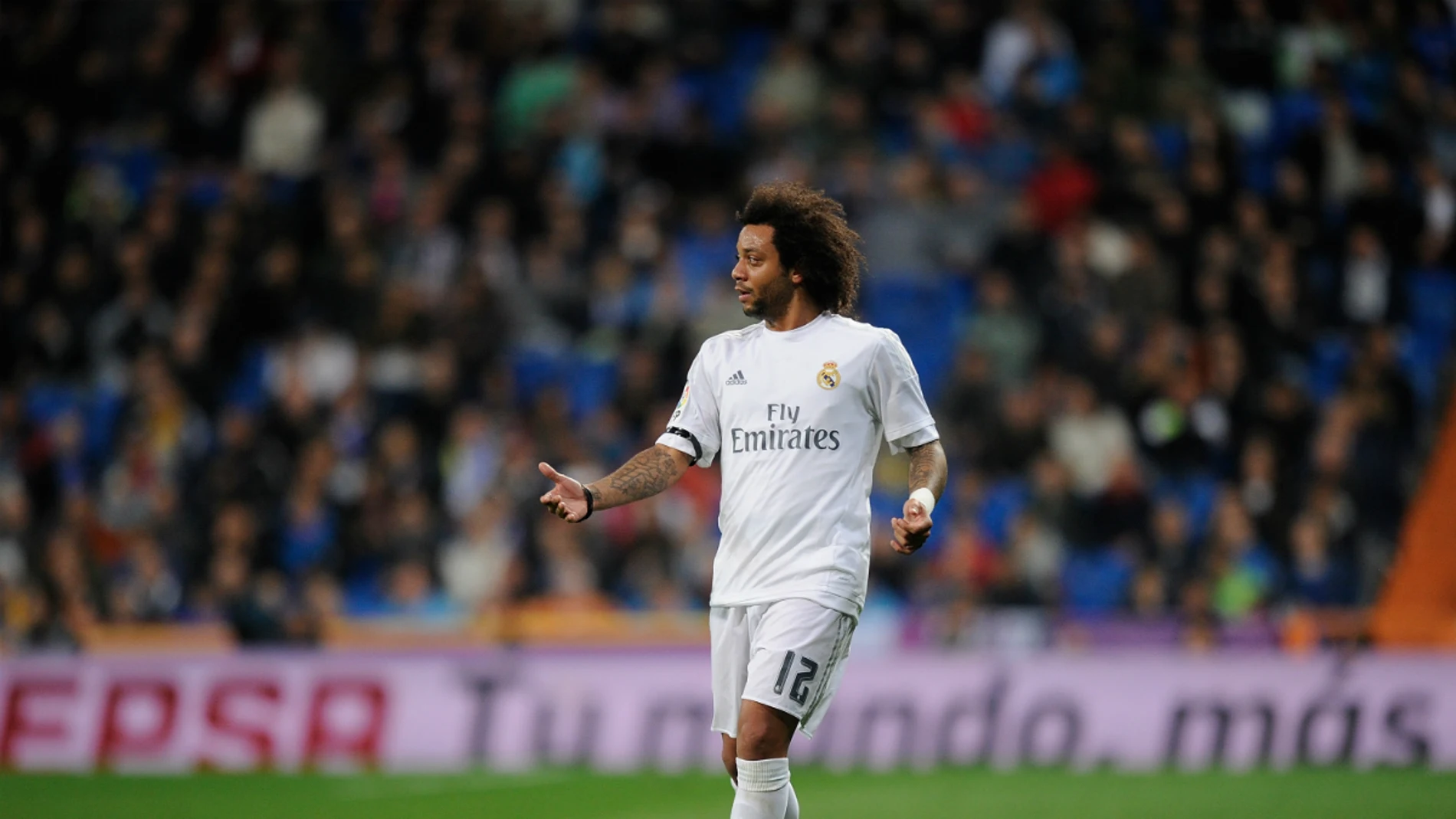 Marcelo, en un partido con el Real Madrid Marcelo, en un partido con el Real Madrid