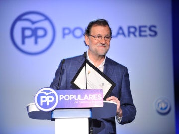 El presidente del Gobierno en funciones y del PP, Mariano Rajoy