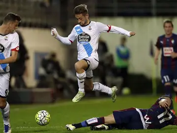 Fede Cartabia en una acción del partido ante el Eibar Fede Cartabia en una acción del partido ante el Eibar