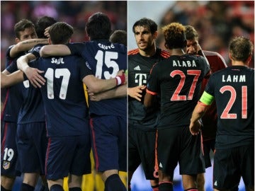 Atlético y Bayern, frente a frente