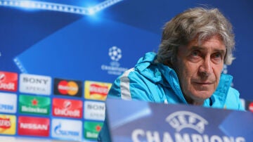 Pellegrini, en rueda de prensa