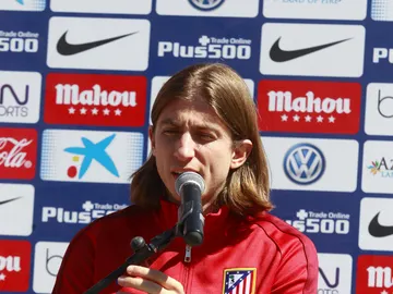 Filipe Luis charla con los medios de comunicación Filipe Luis charla con los medios de comunicación