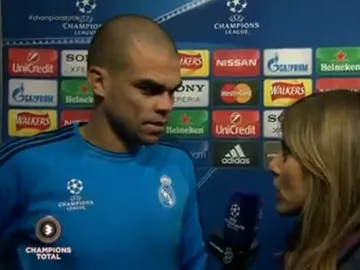 Pepe, ante Susana Guasch Pepe, ante Susana Guasch