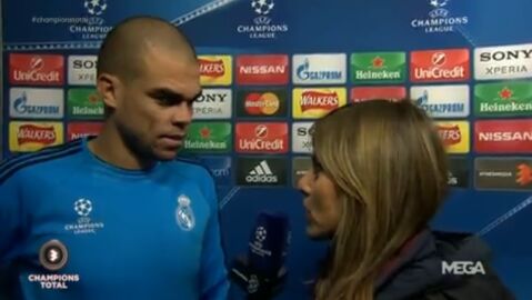 Pepe, ante Susana Guasch