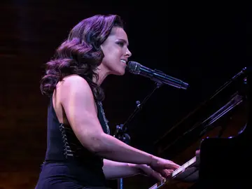 Alicia Keys durante un concierto Alicia Keys durante un concierto