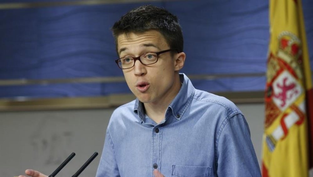 El portavoz de Podemos, Iñigo Errejón