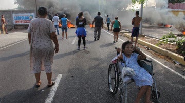 Disturbios en varias ciudades venezolanas