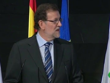 Mariano Rajoy, durante un acto