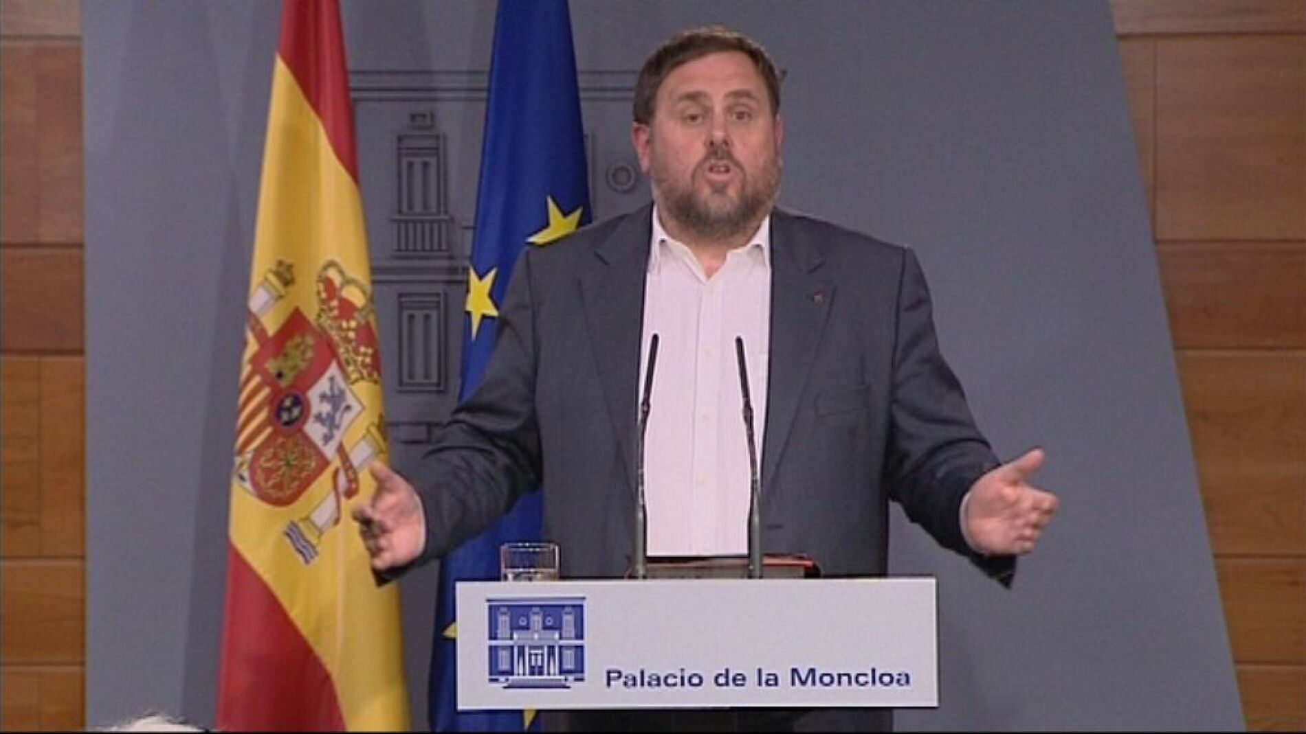 El vicepresidente de la Generalitat de Catalu&ntilde;a, Oriol Junqueras
