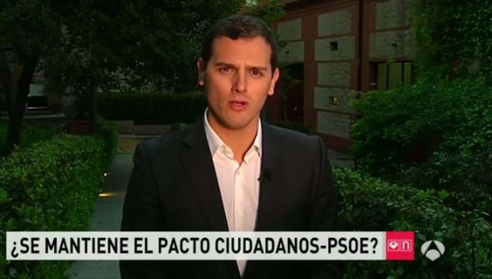 Albert Rivera en Antena 3 Noticias