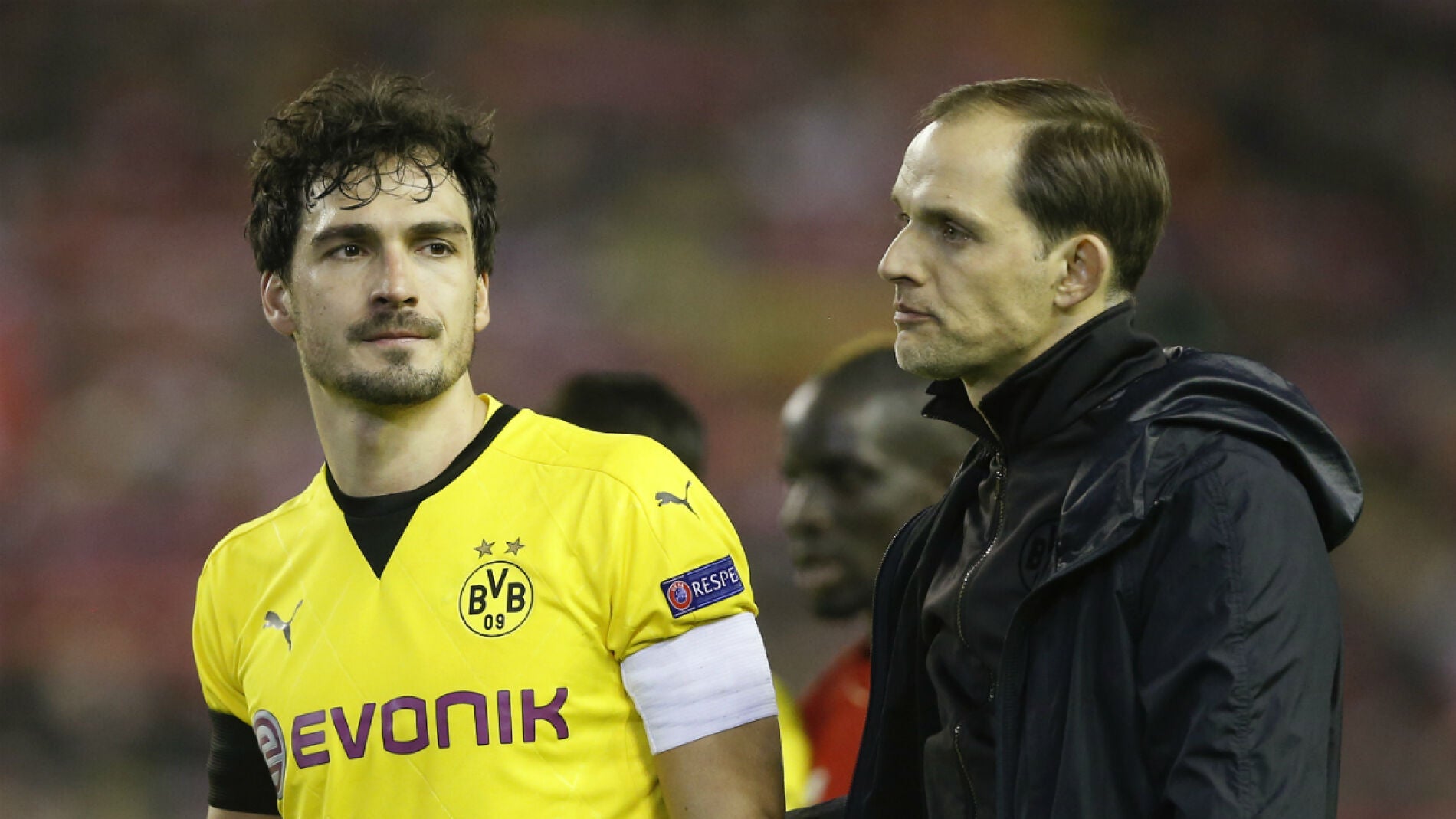 Mats Hummels, durante el partido contra el Liverpool de Europa League