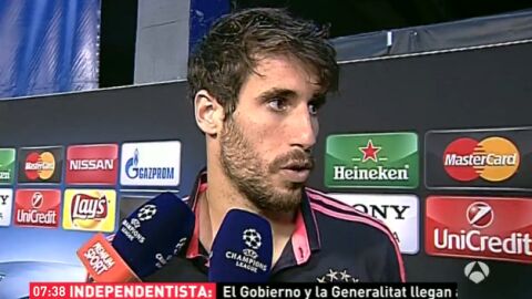 Javi Mart&iacute;nez, jugador del Bayern tras el partido ante el Atl&eacute;tico de Madrid