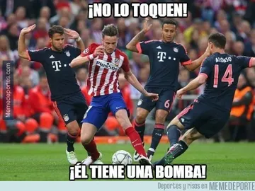 Los mejores memes del Atlético de Madrid - Bayern de Múnich Los mejores memes del Atlético de Madrid - Bayern de Múnich