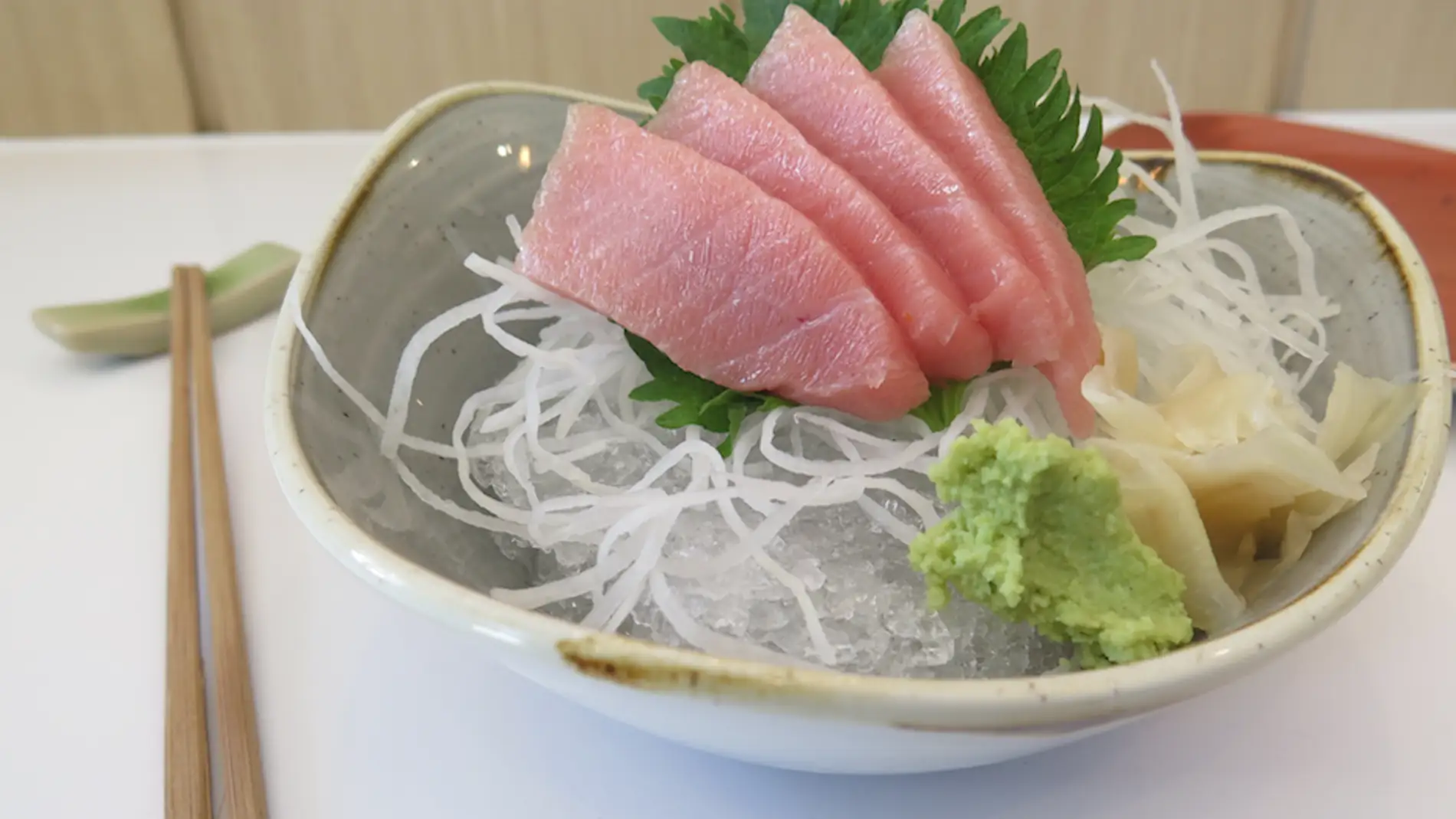 Con un sashimi como éste, ¿quién se resiste?