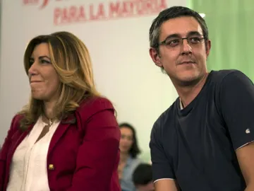Susana Díaz y Eduardo Madina Susana Díaz y Eduardo Madina