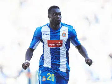Caicedo celebra su gol contra el Sevilla Caicedo celebra su gol contra el Sevilla