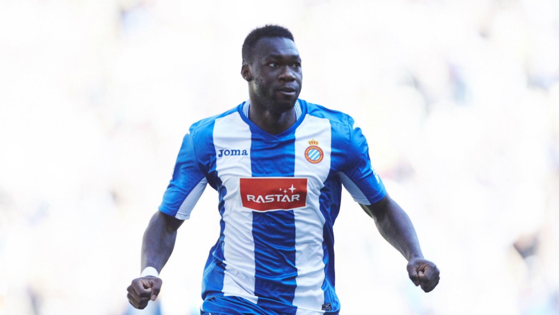 Caicedo celebra su gol contra el Sevilla