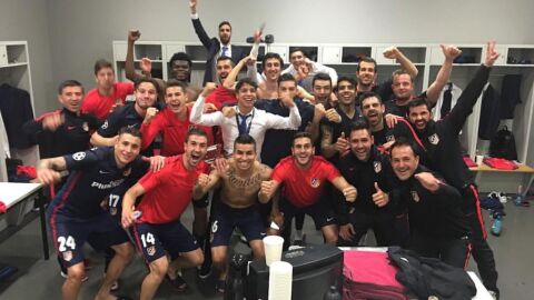 La fiesta del Atl&eacute;tico en el Allianz