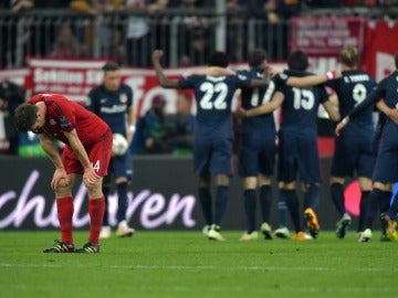 Contraste de sentimientos, unión y éxito atlético vs la soledad y el fracaso del Bayern 